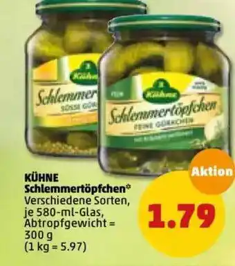 PENNY Kühne Schlemmertöpfchen 580ml Angebot