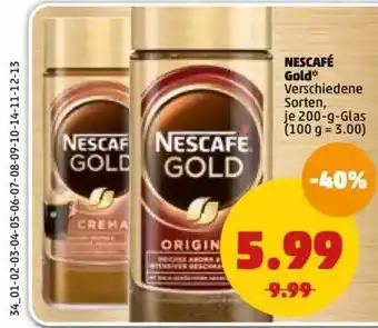 PENNY Nescafé Gold 200g Angebot