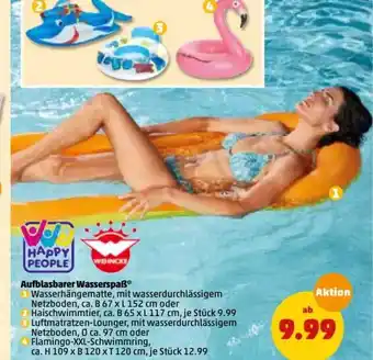 PENNY Happy People Aufblasbarer Wasserspaß Angebot