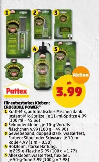 PENNY Pattex Für Extrastarkes Kleben: Crocodile Power Angebot