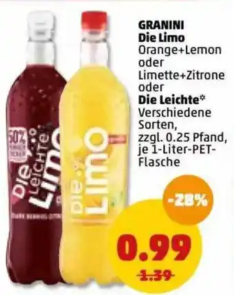 PENNY Granini Die Limo Oder Die Leichte 1L Angebot