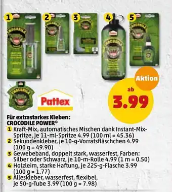 PENNY Pattex Crocodile Power Angebot