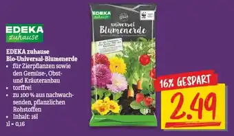 NP Discount Edeka zuhause Bio Universal Blumenerde Angebot