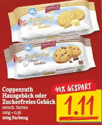 NP Discount Coppenrath Hausgebäck oder Zuckerfreies Gebäck 200g Packung Angebot