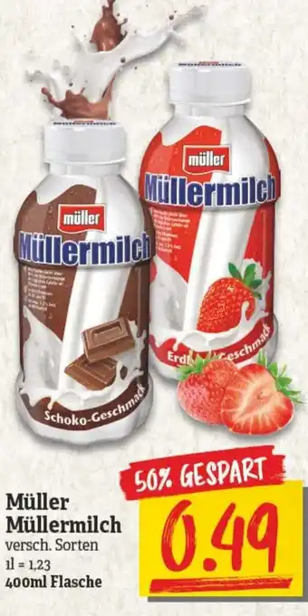 NP Discount Müller Müllermilch 400ml Flasche Angebot