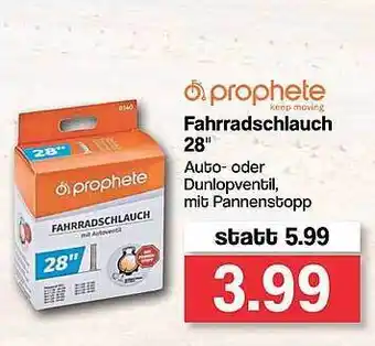 Famila Nord West Prophete Fahrradschlauch 28 Angebot