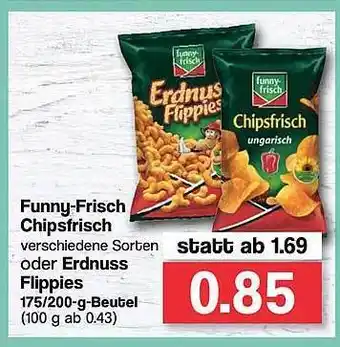 Famila Nord West Funny-frisch Chipsfrisch Oder Erdnuss Flippies Angebot