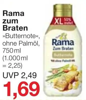 Jawoll Rama zum Braten Butternote ohne Palmöl 750ml Angebot