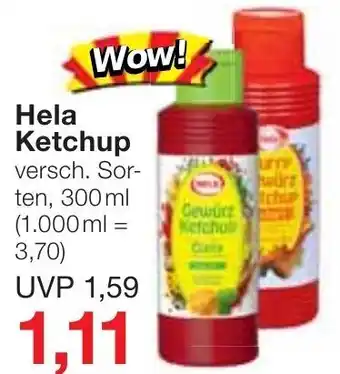 Jawoll Hela Ketchup 300ml Angebot