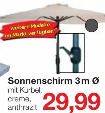 Jawoll Sonnenschirm 3m Ø Angebot