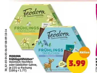 PENNY Feodora Frühlingstäfelchen Angebot