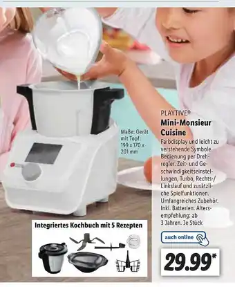 Lidl Playtive Mini-monsieur Cuisine Angebot