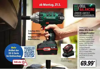 Lidl Parkside Akku-kfz Drehschlagschrauber Angebot