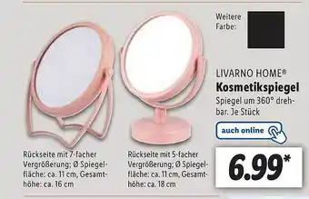 Lidl Livarno Home Kosmetikspiegel Angebot