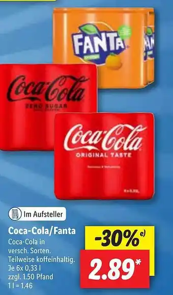 Lidl Coca-cola Oder Fanta Angebot