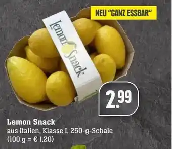 Scheck-in-Center Lemon Snack Angebot