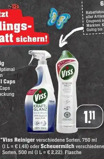 Scheck-in-Center Viss Reiniger Oder Scheuermilch Angebot