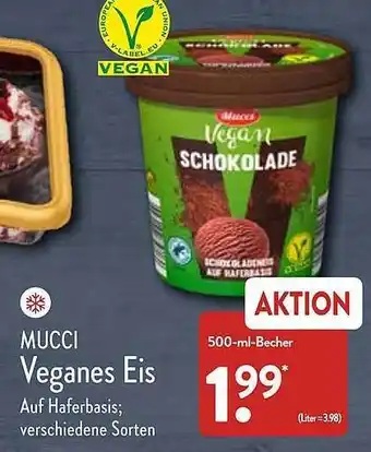 Aldi Nord Mucci Veganes Eis Angebot