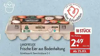 Aldi Nord Landfreude Frische Eier Aus Bodenhaltung Angebot