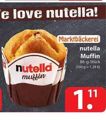 Famila Nord Ost Nutella Muffin Angebot