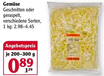 Globus Gemüse 200-300g Angebot