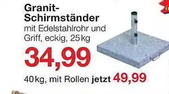 Jawoll Granit Schirmständer Angebot