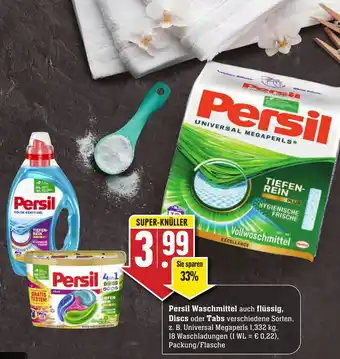 Edeka Neukauf Persil Waschmittel auch flüssig, Discs oder Tabs Angebot