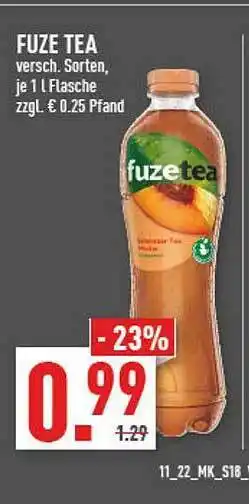 Marktkauf Fuze Tea Angebot