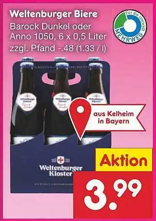 Netto Marken-Discount Weltenburger Biere Angebot