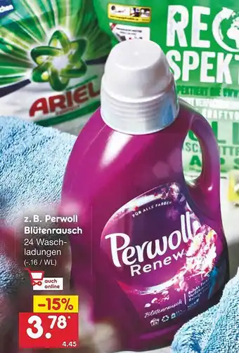 Netto Marken-Discount Z.b. Perwoll Blütenrausch Angebot