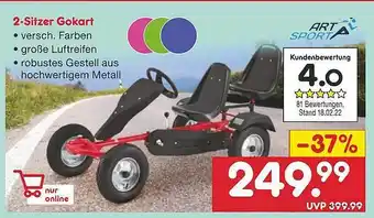 Netto Marken-Discount 2-sitzer Gokart Angebot