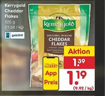 Netto Marken-Discount Kerrygold Cheddar Flakes Angebot