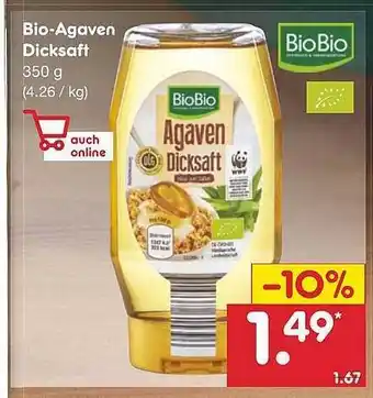 Netto Marken-Discount Bio-agaven Dicksaft Angebot