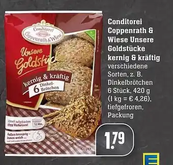 Edeka Conditorei Coppenrath & Wiese Unsere Goldstücke Kernig & Kräftig Angebot