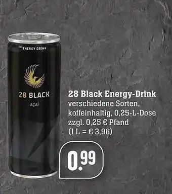 Edeka 28 Black Energy Drink Angebot