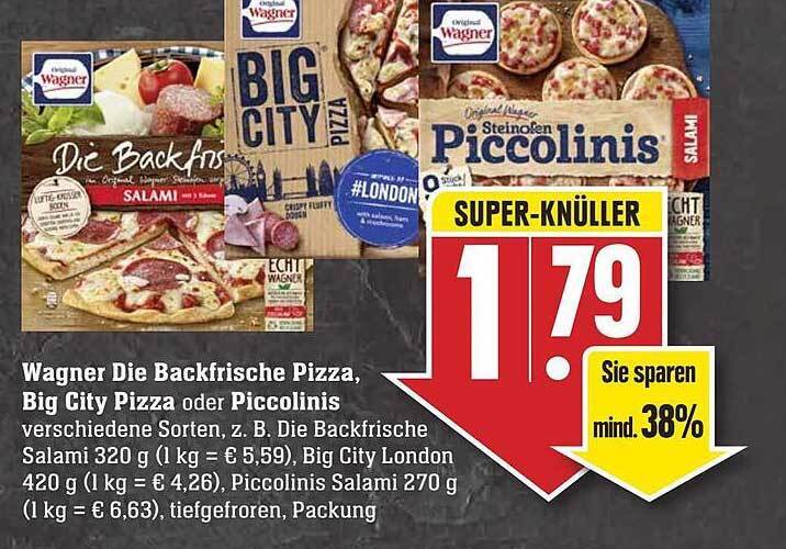 Wagner Die Backfrische Pizza, Big City Pizza Oder Piccolinis Angebot