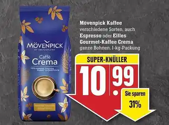 Edeka Mövenpick Saffee Espresso Oder Eilles Gourme-kaffee Crema Angebot