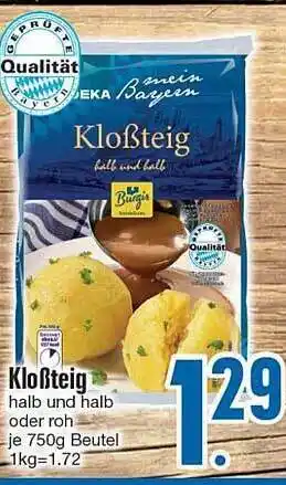 Edeka Kloßteig Angebot