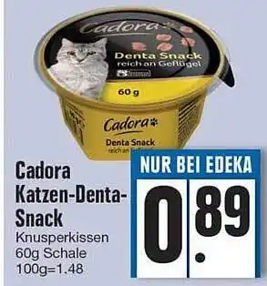 Edeka Cadora Katzen-denta-snack Angebot