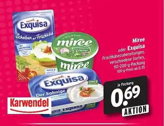 Wasgau Miree oder Exquisa Angebot