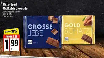 Edeka Ritter Sport Großtafelschokolade Angebot