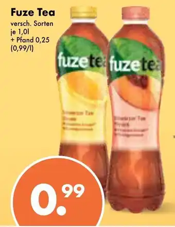 Trink und Spare Fuze Tea 1L Angebot