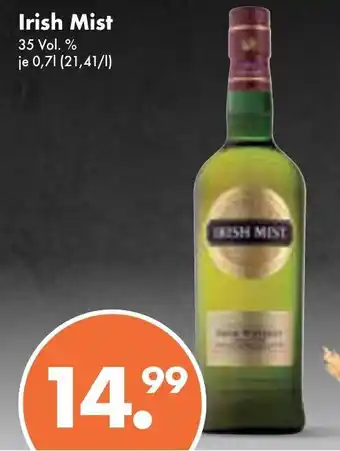 Trink und Spare Irish Mist 0,7L Angebot