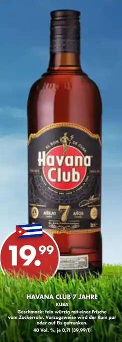 Trink und Spare Havana Club 7 Jahre 0,7L Angebot