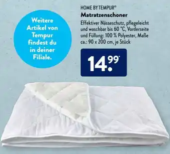 Aldi Süd Home by Tempur Matratzenschoner Angebot