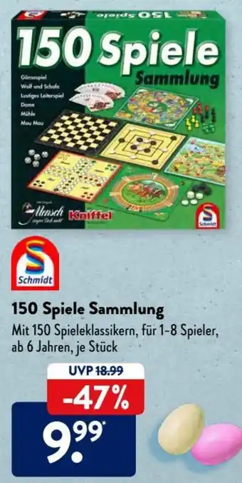 Aldi Süd Schmidt 150 Spiele Sammlung Angebot
