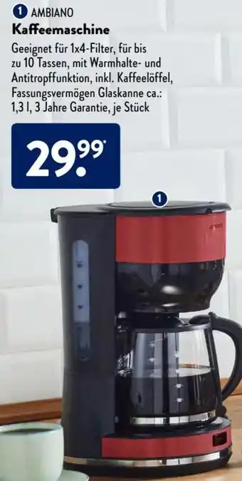 Aldi Süd Ambiano Kaffeemaschine Angebot