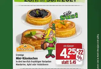 Wasgau Mini-Käsekuchen Angebot