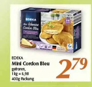 inkoop Edeka Mini Cordon Bleu Angebot