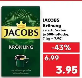Kaufland Jacobs Krönung Angebot